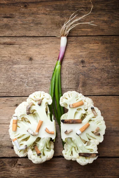 The smoker's lungs — Stock Photo, Image