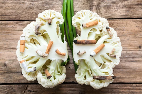 The smoker's lungs — Stock Photo, Image