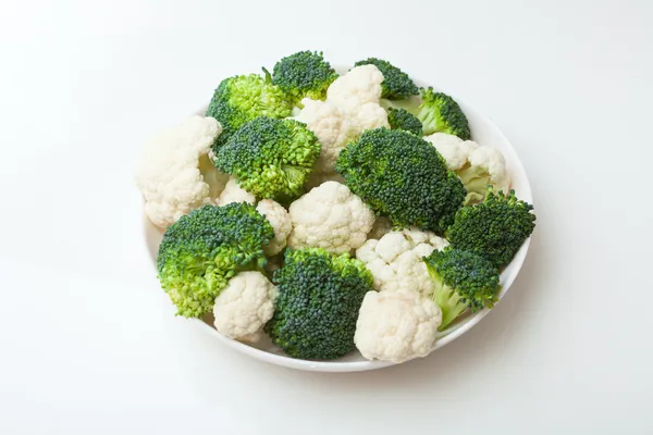 Broccoli & cauliflower — Stock Photo, Image