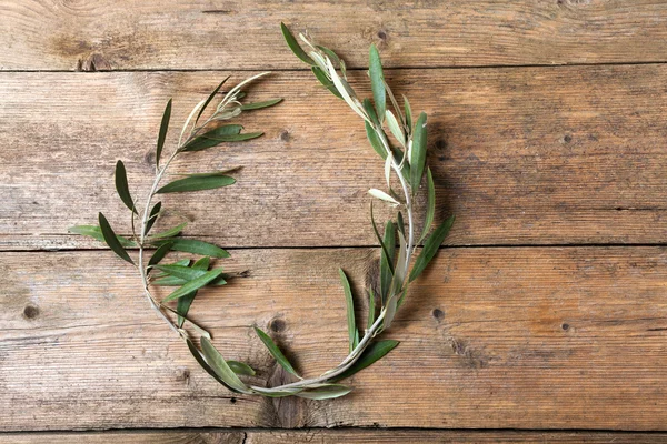 Olive tree wreath — Stock Photo, Image