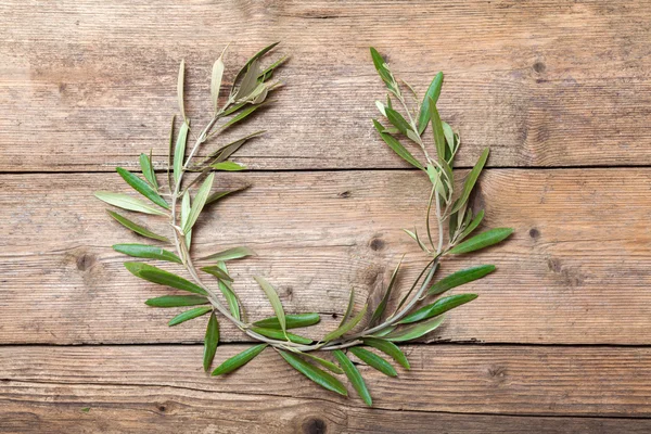 Olive tree wreath — Stock Photo, Image