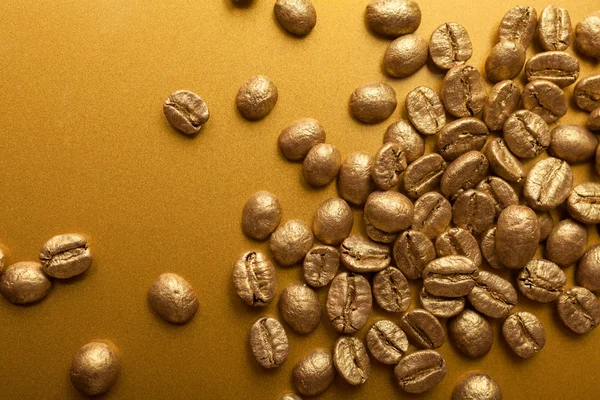 金黄的咖啡豆 — 图库照片