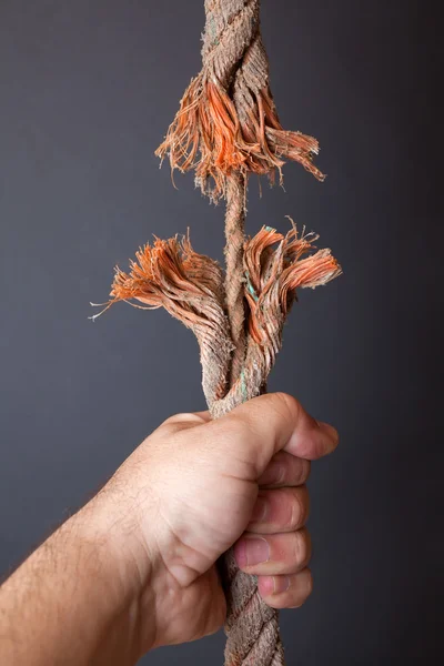 Frayed rope — Stock Photo, Image