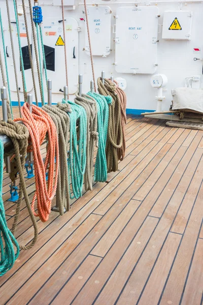 Elements of equipment of a yacht — Stock Photo, Image