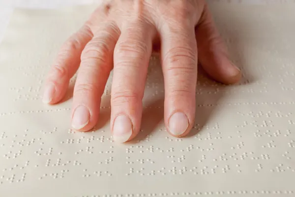 Braille language — Stock Photo, Image