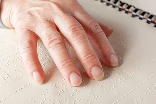 Lingua braille — Foto Stock