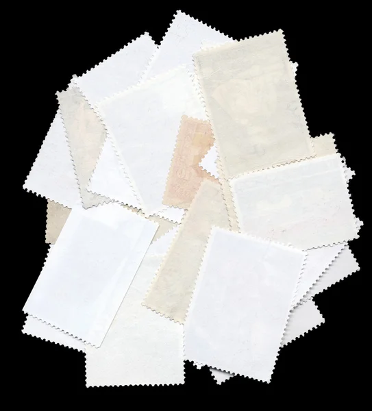 Collection of old postage stamps — Stock Photo, Image