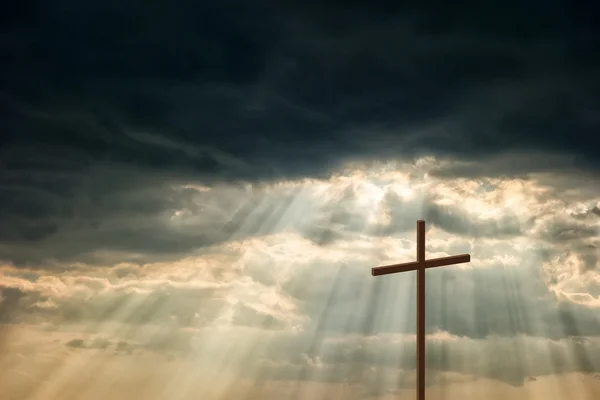 Cruz de madeira — Fotografia de Stock