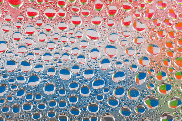 Colourful water drops — Stock Photo, Image