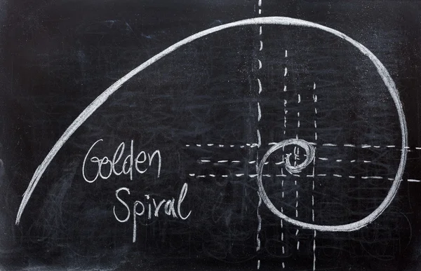 Explaining Golden Ratio — Stock Photo, Image