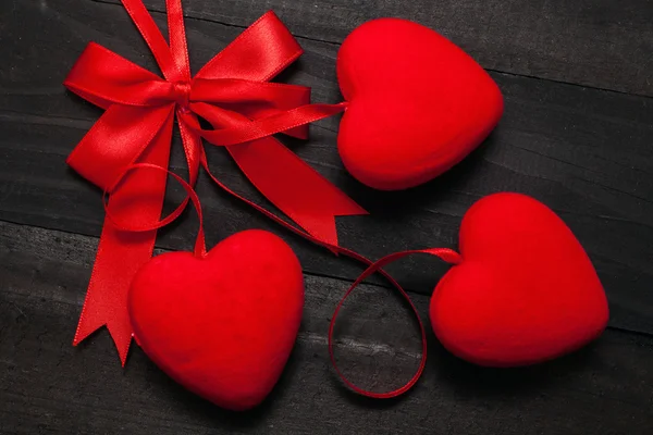 Red hearts — Stock Photo, Image