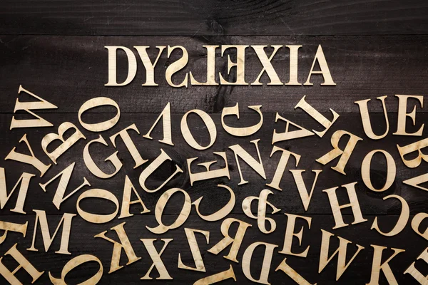 Dyslexie concept — Stockfoto