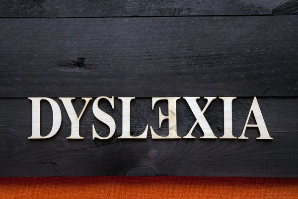 Pojęcie dysleksji — Zdjęcie stockowe