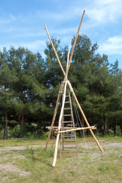 Scout wooden construction — Stock Photo, Image