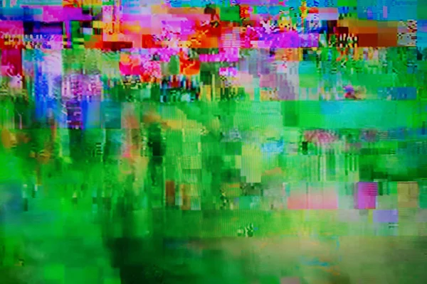 Digitales Fernsehgeräusch — Stockfoto