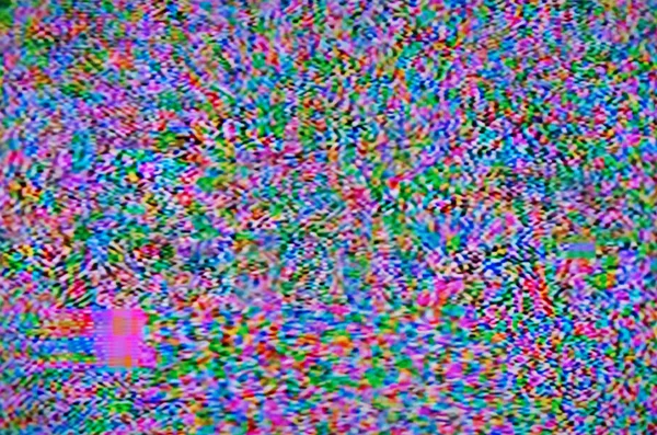 Digitale televisie lawaai — Stockfoto