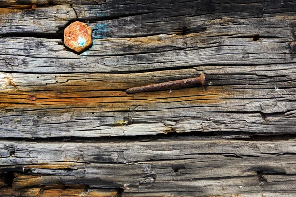 Rdza i drewna — Zdjęcie stockowe