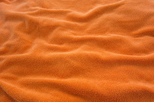 Orangefarbenes Badetuch — Stockfoto