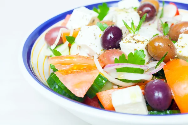 Salada tradicional da aldeia grega — Fotografia de Stock