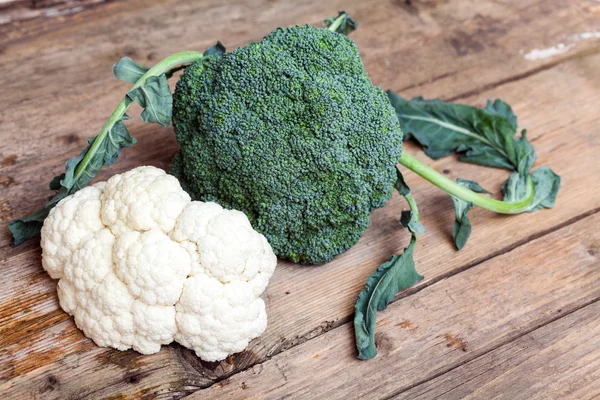 Broccoli e cavolfiore — Foto Stock