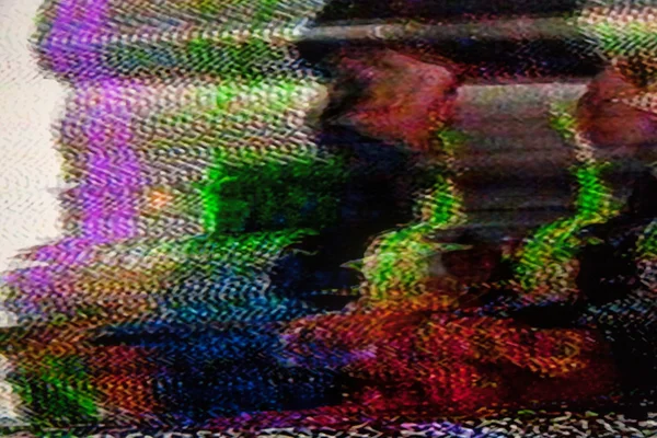 Digitale televisie lawaai — Stockfoto