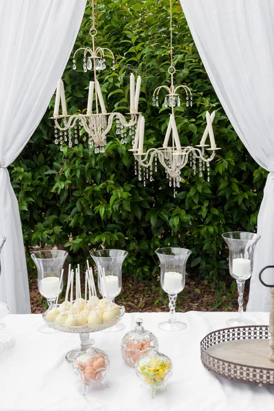 Candy bar at wedding — Stock Photo, Image