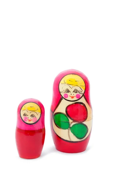 Lalki babushkas lub matryoshkas. — Zdjęcie stockowe