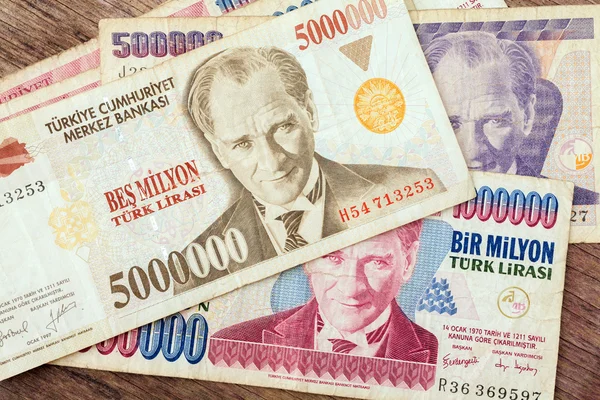 Valuta turca — Foto Stock
