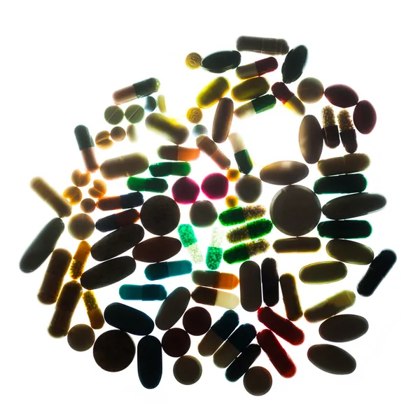 Pills With Backlight — Stock Photo, Image