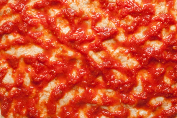ピザベース & トマトソース — ストック写真
