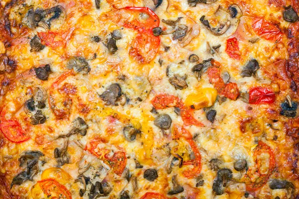 Close-up van Italiaanse pizza — Stockfoto