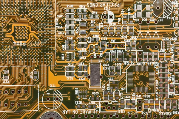 Fond de circuit électronique informatique — Photo