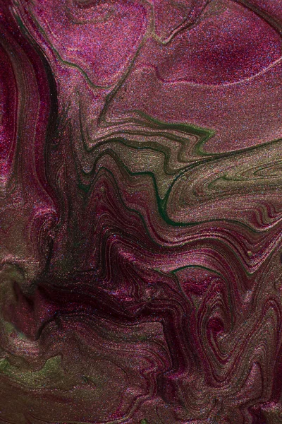 Piękne Błyszczące Plamy Płynnego Lakieru Paznokci Struktura Farby Paskowej Lakier — Zdjęcie stockowe