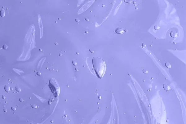 Textura Violeta Suero Con Burbujas Mancha Cosmética Gel Cosmético —  Fotos de Stock