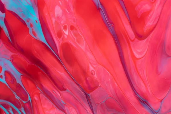 ピンクと青の液体の抽象的な背景 — ストック写真