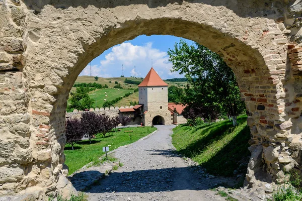 Cittadella Rupea Cetatea Rupea Dopo Ristrutturazione Nella Contea Brasov Nella — Foto Stock