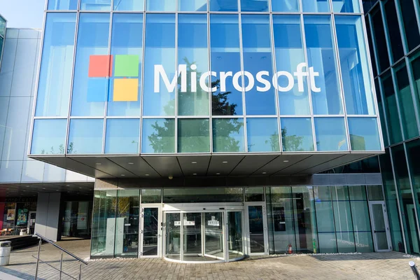 Βουκουρέστι Ρουμανία Νοεμβρίου 2021 Έδρα Και Γραφεία Της Microsoft Στο Εικόνα Αρχείου