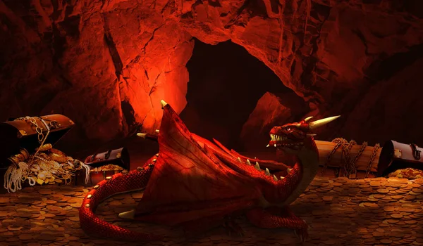 Mağarada güzel bir kadın