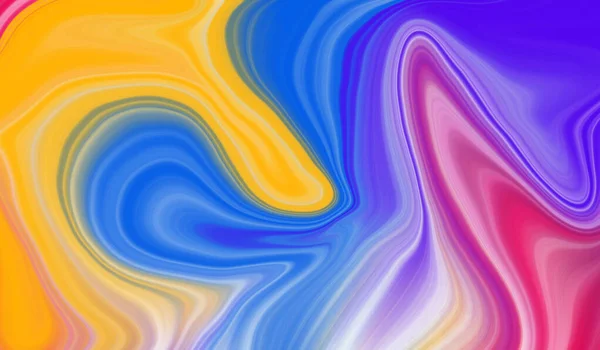 Yağlı boya çizgileri ve renklerle dolu sıvı soyut bir arkaplan. modern sanat.