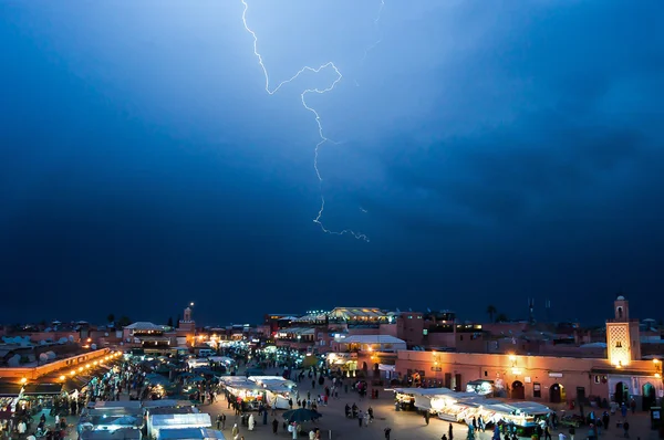 kare el-fnaa jemaa Marakeş market