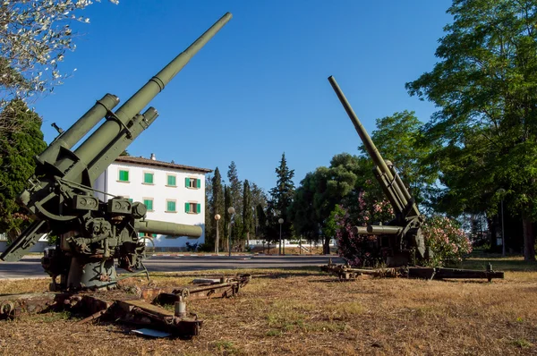 Antiaircraft guns — Stock Photo, Image