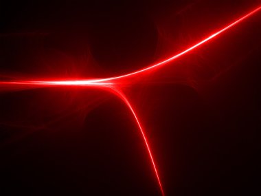 Parlak kırmızı çizgiler