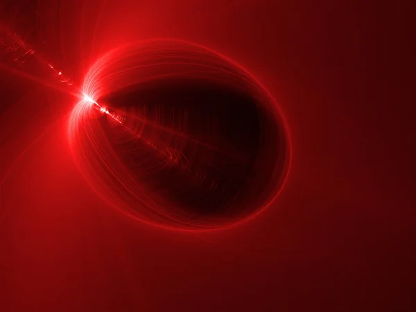 Soyut Kırmızı parlayan yumurta