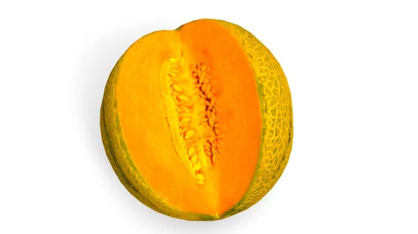 Fresh Pumpkin Isolated White Background — Stock Photo, Image