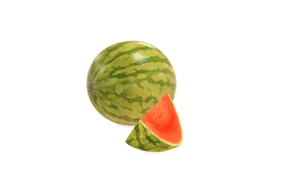 Watermelon Isolated White Background — Stock Photo, Image