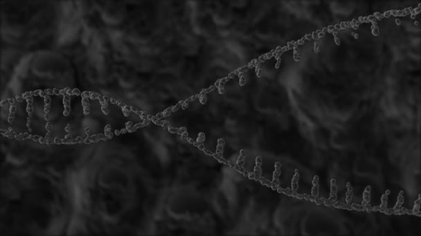 Revolving DNA strand — Stock Video