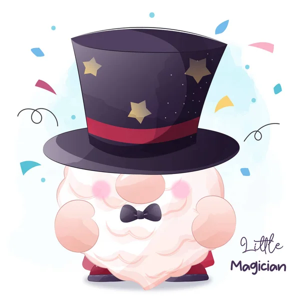 Illustration Gnome Cirque Mignon — Image vectorielle