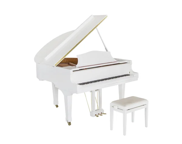 Piano bianco — Foto Stock