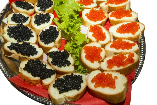 Aperitivo con caviar — Foto de Stock