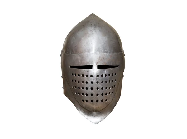 Knight helmet with visor — Stock Photo, Image